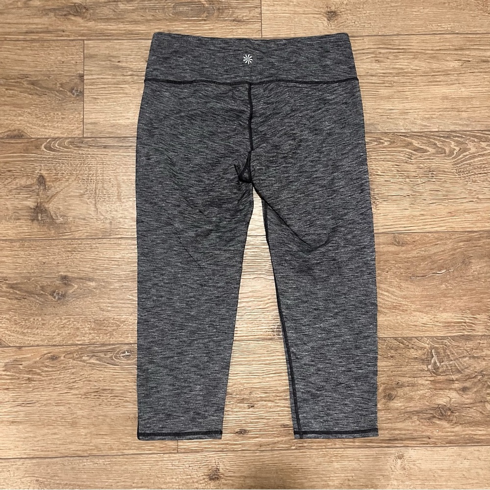 Athleta Chaturanga Capri Leggings Heathered Gray - Picture 3 of 12